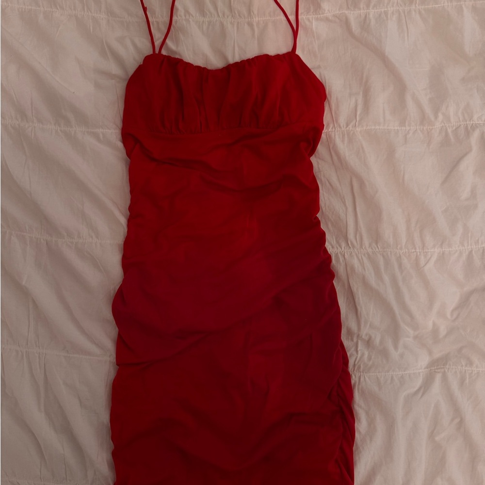 Elegant Red Women's Dress